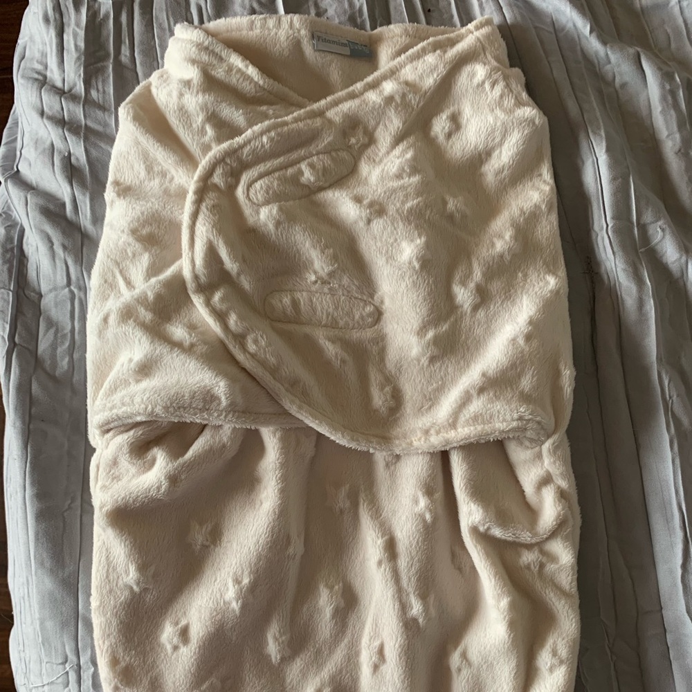 Minky swaddle me sleep sack